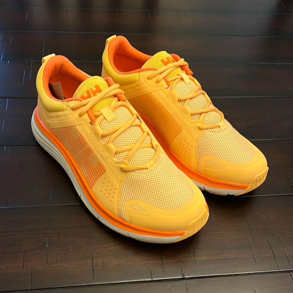 Helly Hanson HP Ahiga Evo 5 Shoes Sneakers Miami Peach Poppy Orange Womens Sz 9 - Picture 2 of 16